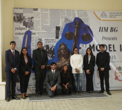 1)	M-ICJ (Model International Court of Justice): M-ICJ was a flagship national-level event hosted during IIM Bodh Gaya’s annual fest Elegante 8.0.