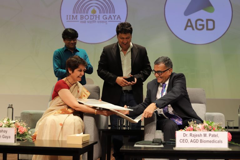 IIM Bodh Gaya joins hand with AGD Biomedicals to boost the MBA(HHM) programme