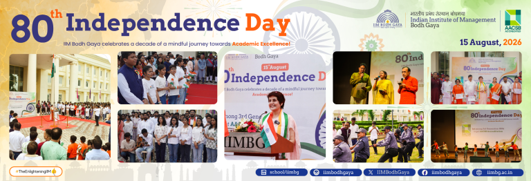 80th Independence Day at IIM Bodh Gaya